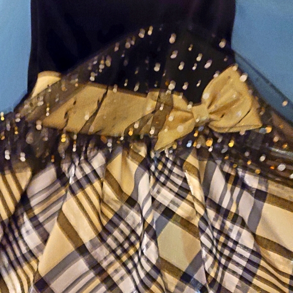 Bonnie Jean Girls Dress size 5T colors Black and Gold - Picture 9 of 12